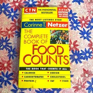 The Complete Book of Food Counts paperback book by Connie T. Netzer